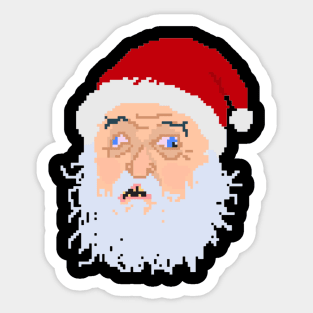 Drunk Santa Sticker